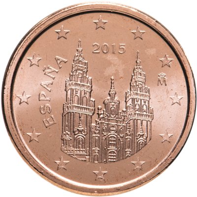 купить Испания 1 евро цент (cent) 2015