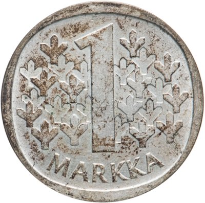купить Финляндия 1 марка (markka) 1965 S