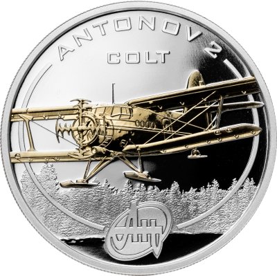 купить Острова Кука 1 доллар 2008 "Самолеты Антонова - Ан-2" в коробке