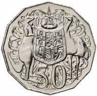 купить Австралия 50 центов 2010 "Герб"