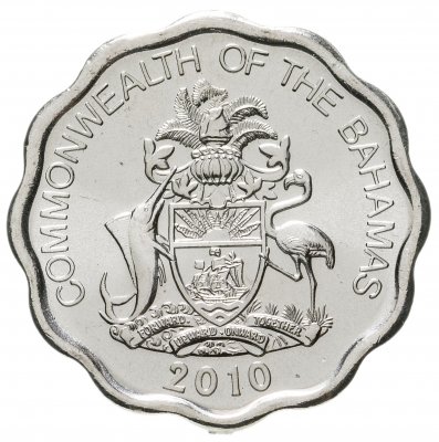 купить Багамы 10 центов (cents) 2010