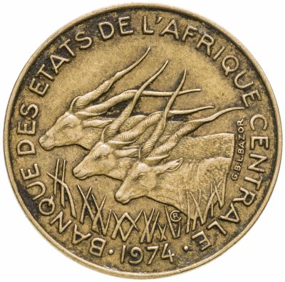 купить Центральная Африка (BEAC) 10 франков (francs) 1974