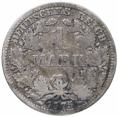 купить Германская империя, Пруссия 1 марка 1875 "А" - Берлин