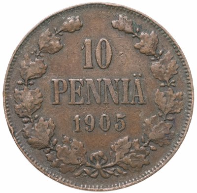 купить 10 пенни (pennia) 1905