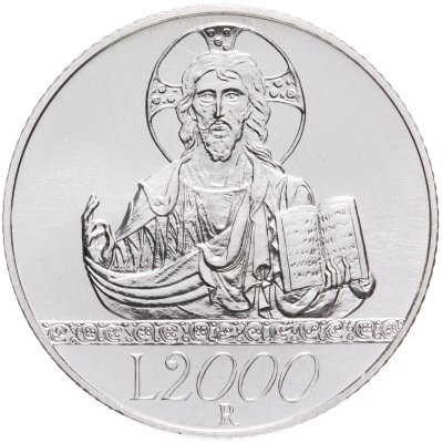 купить Италия 2000 лир (lire) 1998 "Миллениум - Вера"