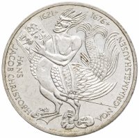 купить Германия 5 марок 1976 "300 лет со дня смерти Ганса Якоба Кристоффеля фон Гриммельсгаузена"