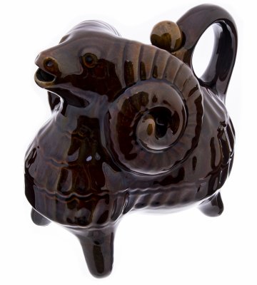 купить Кувшин сувенирный в виде барана, керамика, глазурь, СССР, 1960-1980 гг.