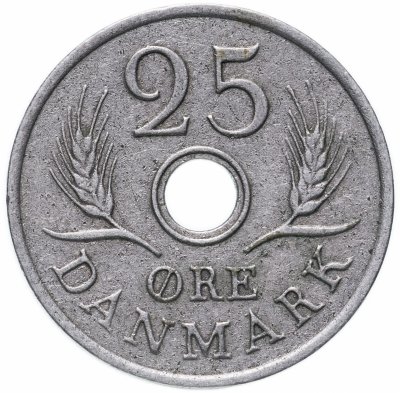 купить Дания 25 эре 1970