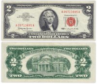 купить США 2 доллара 1963 (Pick 382a)