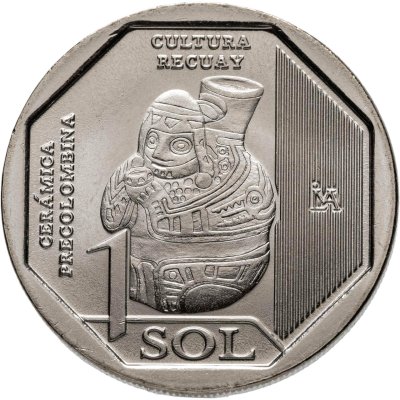 купить Перу 1 соль 2026 "Доколумбовая керамика - Культура Рекуай"
