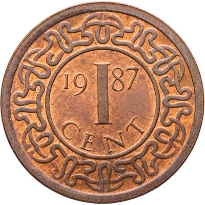 купить Суринам 1 цент (cent) 1987