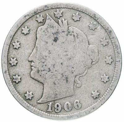 купить США 5 центов (cents) 1906 Liberty Nickel
