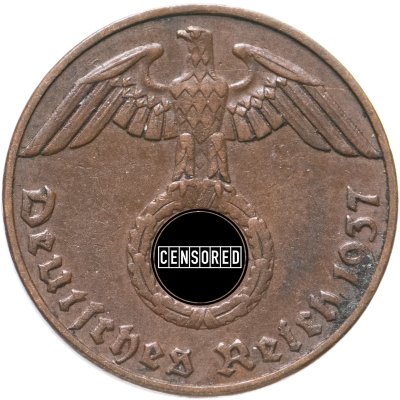 купить Германия (Третий Рейх) 1 рейхспфенниг (reichspfennig) 1937 Е
