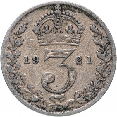 купить Великобритания 3 пенса (pence) 1921
