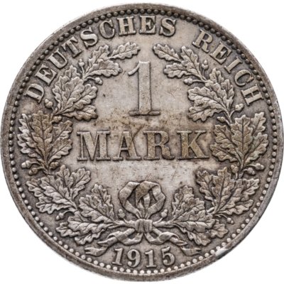 купить Германия 1 марка (mark) 1915 A знак монетного двора: "A" - Берлин