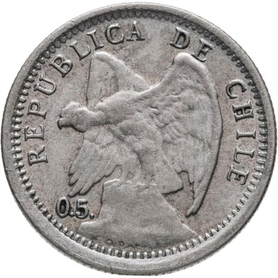 купить Чили 10 сентаво (centavos) 1907