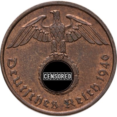 купить Германия (Третий рейх) 2 рейхспфеннига (reichspfennig) 1940 A