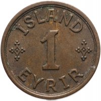 Купить Исландия 1 эйре 1940 год