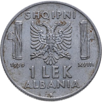 купить Албания 1 лек (lek) 1939