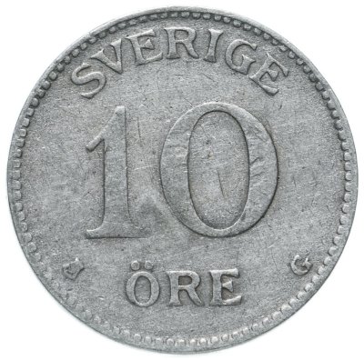 купить Швеция 10 эре (ore) 1937