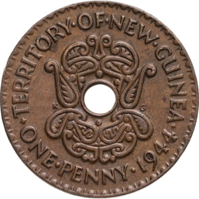 купить Новая Гвинея 1 пенни (penny) 1944