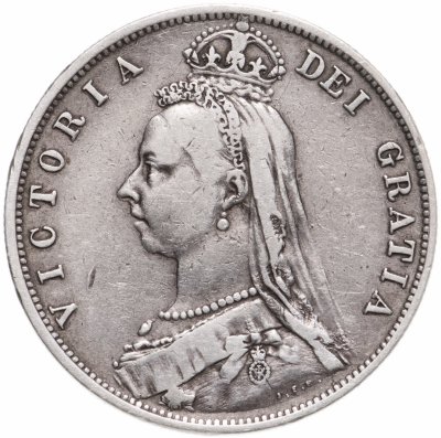 купить Великобритания 1/2 кроны 1887