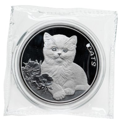 купить Фиджи 50 центов (cents) 2022 Кошки
