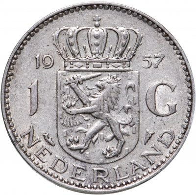 купить Нидерланды 1 гульден (gulden) 1957