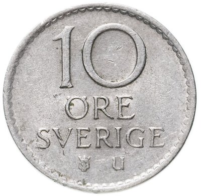 купить Швеция 10 эре (ore) 1970