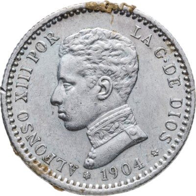купить Испания 50 сентимо (centimos) 1904