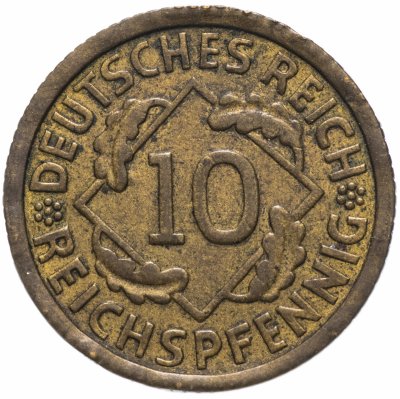 купить Германия 10 рейхспфеннигов (reichspfennig) 1933 G
