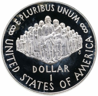 купить США 1 доллар (dollar) 1987 "200 лет Конституции США", знак монетного двора "S" - Сан-Франциско