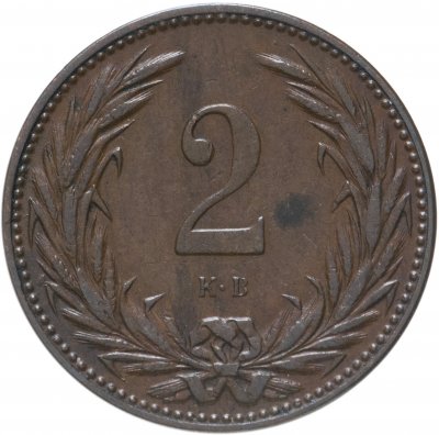 купить Венгрия 2 филлера 1901