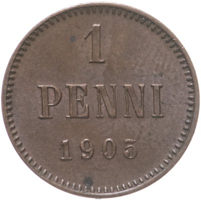 купить 1 пенни (penni) 1905