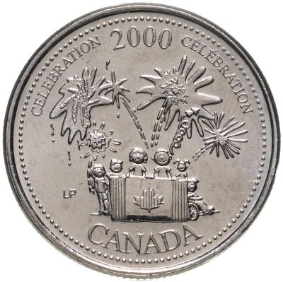 купить Канада 25 центов (cents) 2000 "Миллениум- Торжества"