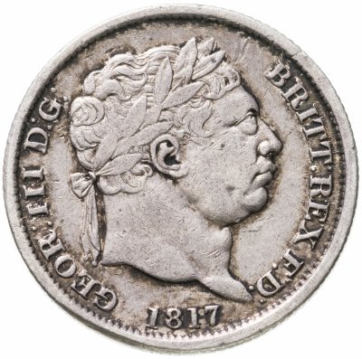 купить Великобритания 1 шиллинг 1817 Георг III