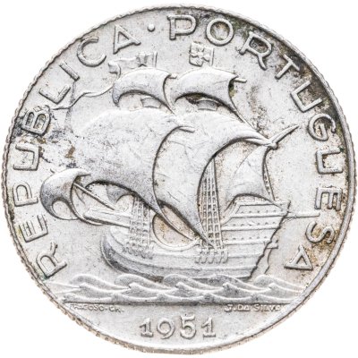 купить Португалия 2,5 эскудо (escudos) 1951