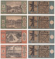 купить Германия (Бранденбург: Берлин) набор из 4-х нотгельдов 1921 (92.1/B1)