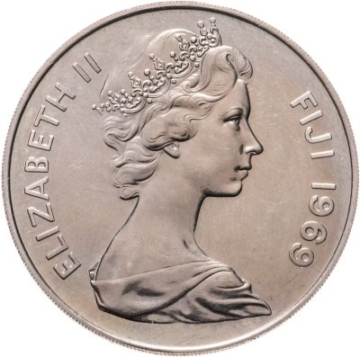 купить Остров Фиджи 1 доллар (dollar) 1969