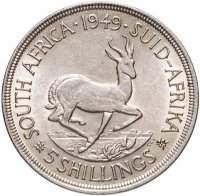 купить ЮАР 5 шиллингов (shillings) 1949