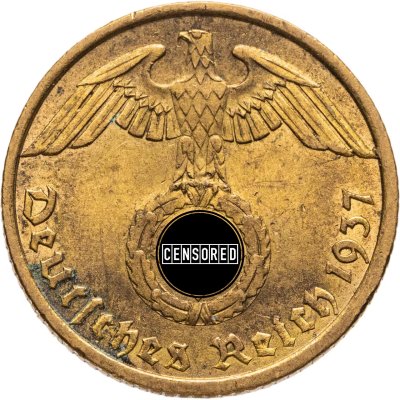купить Германия (Третий Рейх) 10 рейхспфеннигов (reichspfennig) 1936-1939, случайный год и монетный двор