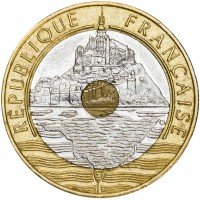купить Франция 20 франков 1992-1993, случайная дата
