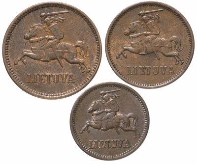 купить Литва набор из 3-х монет 1936