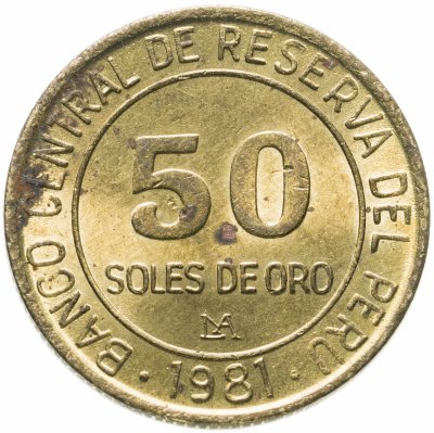 купить Перу 50 солей (soles) 1981