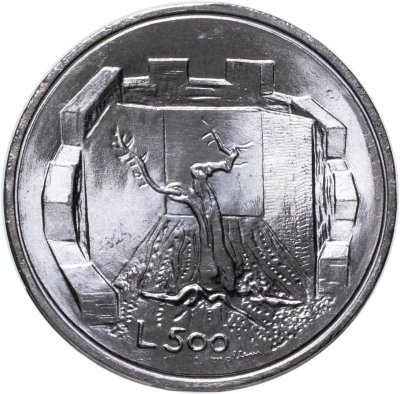 купить Сан-Марино 500 лир 1976 "Республика"