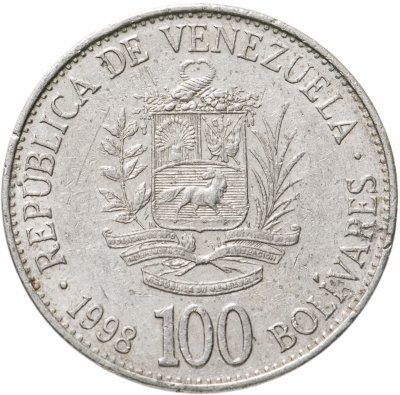 купить Венесуэла 100 боливаров (bolivares) 1998