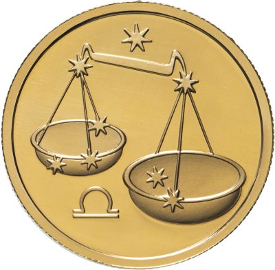 купить 50 рублей 2003 ММД UNC "Знаки зодиака - Весы"