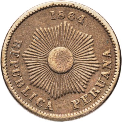 купить Перу 1 сентаво 1864
