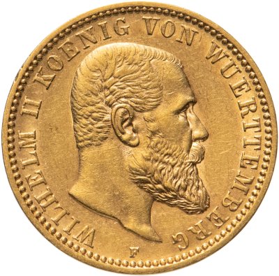 купить Германская империя (Вюртемберг) 10 марок (mark) 1898