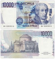 купить Италия 10000 лир 1984 (Pick 112d)